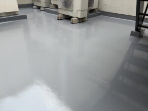 屋上防水工事 施工写真1